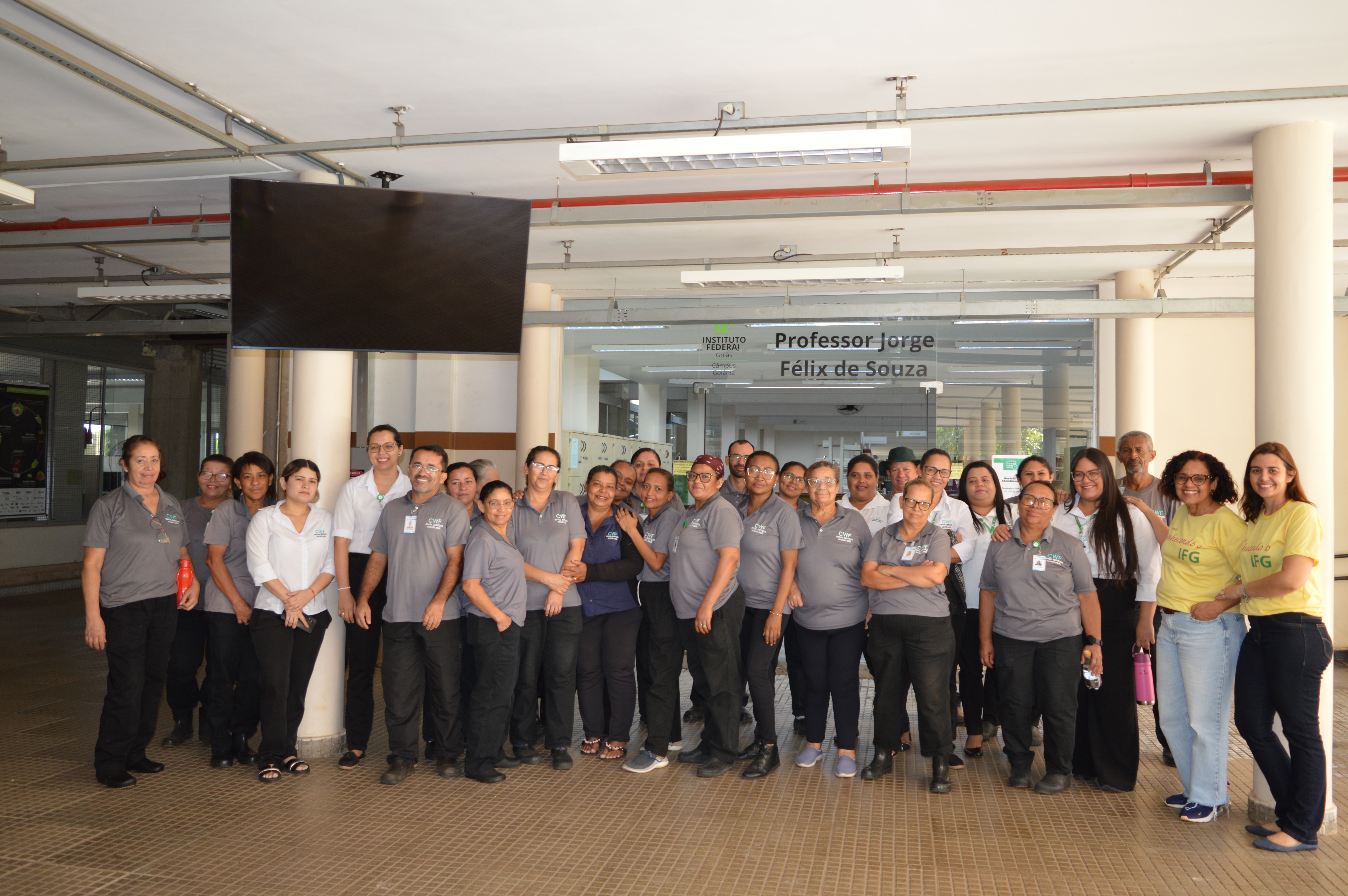 Essa edição especial do projeto Conhecendo o IFG com os servidores terceirizados reuniu cerca de 50 servidores.